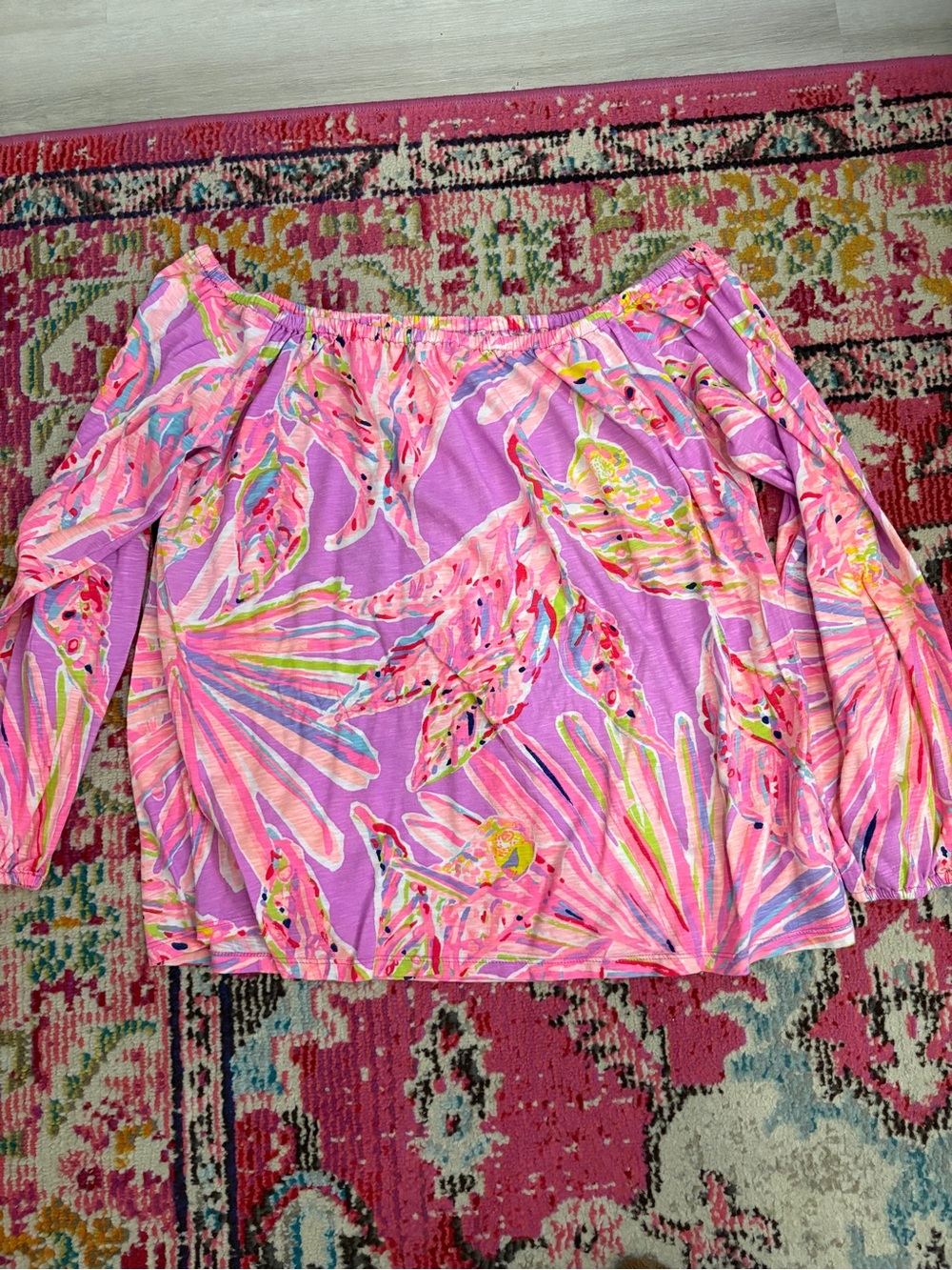 Lilly Pulitzer off shoulder top